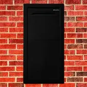 Logixbox - Pakketbrievenbus - Frontbox - Inbouw - Achteruitname Uni-Stardust Black
