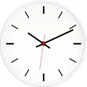Valetti sportieve wandklok 26 cm (Kleur: wit)