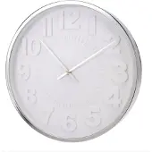 Valetti 40,5 cm zilver wandklok