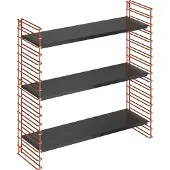 Tomado - Wandrek - 70x21x68 cm - Koper, zwart