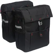 New looxs vigo dubbele fietstas zwart