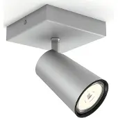 Philips Paisley opbouwspot - 1-lichts - aluminium
