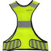 Tunturi X-shape Running Vest - X-vorm hardloopvest - Jogging reflectie vest Veiligheidsvest - Safety Vest - Veiligheidshesje - Hardloop veiligheidsvest - Reflecterend - Maat S