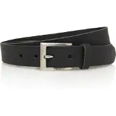 Timbelt Leren Riem 3 cm Zwart