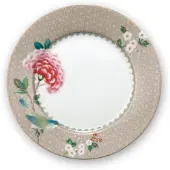 Pip studio Blushing Birds 21cm bord Kleur: khaki