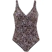 LASCANA Badpak bruin / zwart / wit