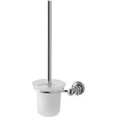 Eastbrook Rockingham messing glazen toiletborstel houder chroom