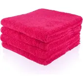Funnies Strandlaken 100 x 200cm - 500gram - roze - fuchsia