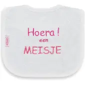 Funnies , Slabbetjes set van 3 – Hoera! Een meisje-