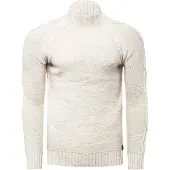 Rusty neal Chunky effen kleur trui met hoge kraag