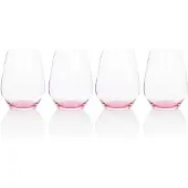 Villeroy & Boch Set van 4 water-/sapglazen Colourful Life Villeroy & Boch berry (pink)