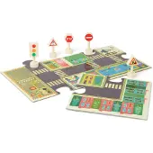 Djeco - Pop to Play Puzzel De Stad 24 st