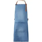 Dutchdeluxes Schort Dutchdeluxes Amazing Apron BBQ Style Denim Washed Indigo