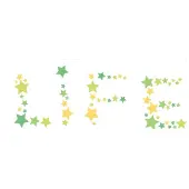 Walplus Home Decoratie Sticker - Sterren