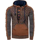 Rusty neal Trui camel / zwart