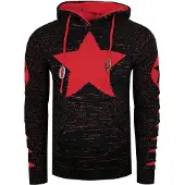 Rusty neal Grof gebreide hoodie