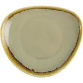 Olympia Kiln Driehoekige Borden | Mosgroen | 16,5cm | 6 stuks