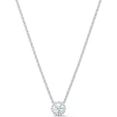Swarovski Ketting 'Una' zilver / transparant
