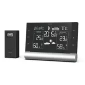 Hama 186418 Weerstation Black Line Plus, zwart