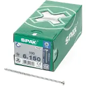Spax T-Star Spaanplaatschroef Pk 6x150 DD - TX30 - Elvz - 100 Stuks
