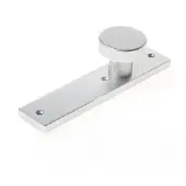 Nemef 3251 FB Beslag kortschild rechthoekig | Knop | los schild | F1 aluminium | Blind | links en rechts - 9325107000