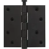 Intersteel Kogellagerscharnier 89x89 mat zwart - Rechthoekig