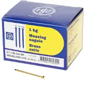 Hoenderdaal Draadnagel Messing Bombekop 2.7X55 | 1 kg - 8003.20.09810