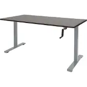 Schaffenburg Dextro Slinger Zit-sta-bureau Rechthoekig Eiken T-Voet 1.800 (B) x 800 (D) x 705 (H) mm Melamine