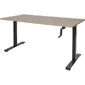 Schaffenburg Dextro Slinger Zit-sta-bureau Rechthoekig Kersen T-Voet 1.800 (B) x 800 (D) x 705 (H) mm Melamine