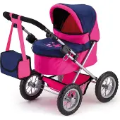 Bayer - Poppenwagen Trendy - Roze en Blauw