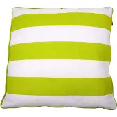In the Mood Zomerstreep Melange - Sierkussen - Lime - 50x50 cm