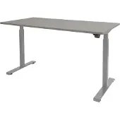 Schaffenburg Dextro Basic Zit-sta-bureau Rechthoekig T-Voet 1.200 (B) x 800 (D) x 705 (H) mm Melamine