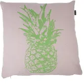 In the Mood Ananas - Sierkussen - Kiezel/Groen - 50x50 cm