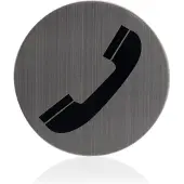 GPF bouwbeslag GPF Pictogram Telefoon rond 75mm zelfklevend