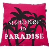 In the Mood Paradise Zigzag - Sierkussen - 50x50 cm - Fuchsia