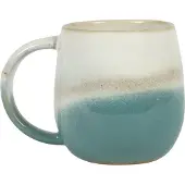 Sass & Belle Dip glazed ombre koffie mok blauw van Sass en Belle