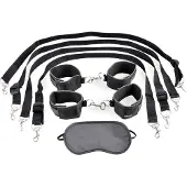 Pipedream Fetish Fantasy Bondage - Boeien Cuff & Tether Set zwart