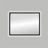 Best design Badkamerspiegel Nero LED Verlichting 80x60 cm Mat Zwart
