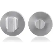 GPF bouwbeslag Toiletgarnituur 50x8mm stift 5mm grote knop - RVS geborsteld