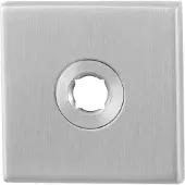 GPF bouwbeslag Vierkante click rozet 50x50x8mm - RVS geborsteld