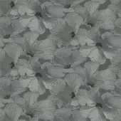 Dutch Wallcoverings Behang Annuell Hibiscus Grijs 11003