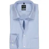 Olymp Luxor Extra Lange Mouwen Overhemd Blue | Blauw | Maat 39
