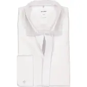 Olymp Luxor Smoking Overhemd Comfort Fit | Wit | Maat 44