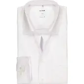 Olymp Luxor Comfort Fit Overhemd wit, Effen