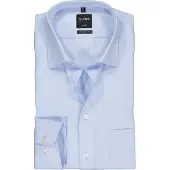 Olymp Luxor Overhemd Blue Derby | Blauw | Maat 47