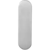 GPF bouwbeslag GPF Gatdeel kortschild afgerond 169x46x8,5mm zonder krukgat BB56