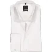 Olymp Luxor Modern Fit Overhemd wit, Effen