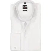 Olymp Level Five Body Fit Overhemd ML6 (vanaf 68 CM) wit