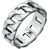 KUZZOI Ring zilver