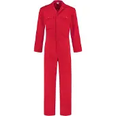 Bestex Kinderoverall polyester/katoen rood 164 / Rood
